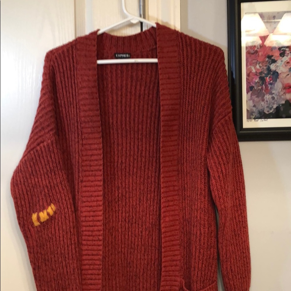 Express Red Cardigan - Picture 4 of 5